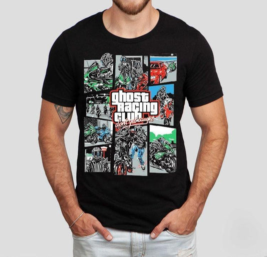 Ghost Racing Club Don't Get Caught Gta Shirt