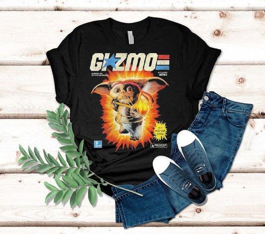 Gremlins 2 G.i. Zmo To Survive War You Gotta Become War Battle Ready Gizmo With Boom Boom Action Shirt