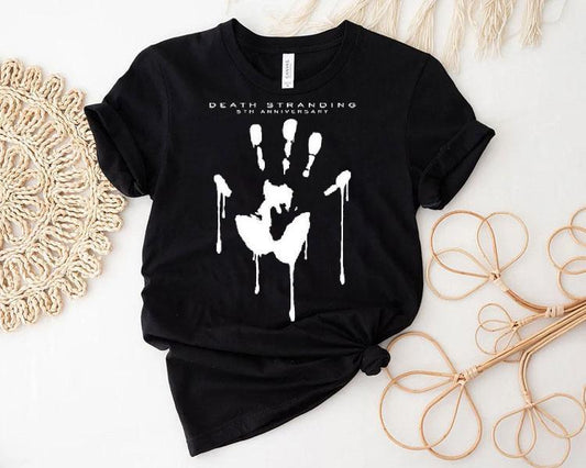 Hideo Kojima Death Stranding 5th Anniversary Hand Shirt