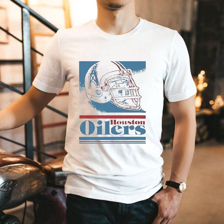 Houston Oilers Football Helmet Shirt