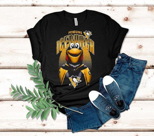 Iceburgh Outer Stuff Pittsburgh Penguins Hockey Shirt