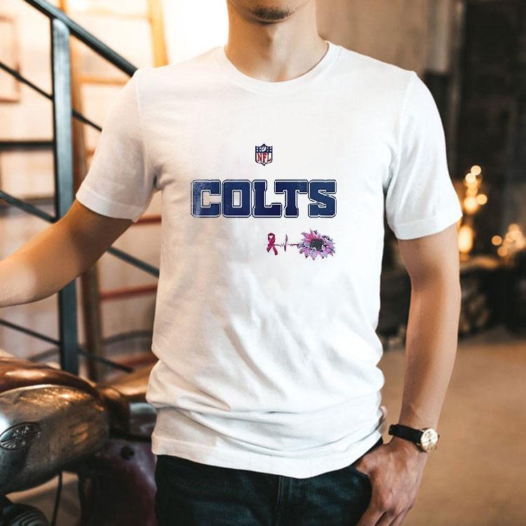 Indianapolis Colts Breast Cancer Awareness Logo Shirt