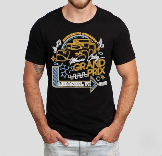 Indycar 2025 Borchetta Bourbon Music City Grand Prix Neon Lights Shirt