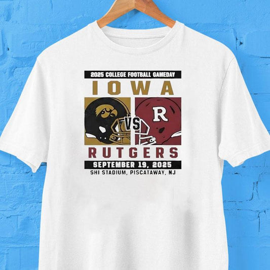 Iowa Hawkeyes Vs Rutgers Scarlet Knights Football College Football Gameday 2025 Shirt