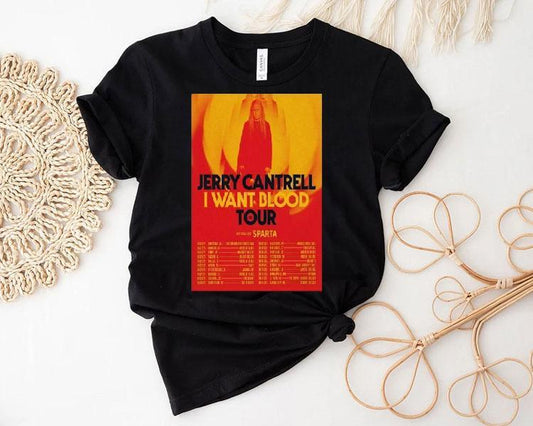 Jerry Cantrell I Want Blood Tour 2025 Dates Aug Sept Shirt
