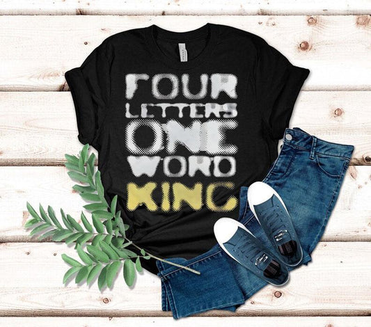 Jey Uso Four Letters One Word King Shirt
