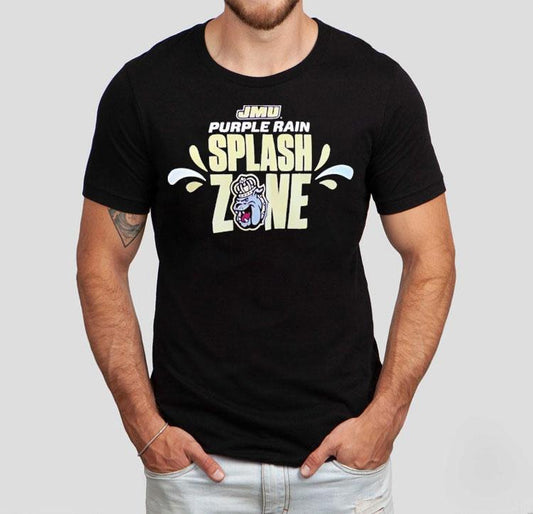 Jmu James Madison Dukes Purple Rain Splash Zone Shirt