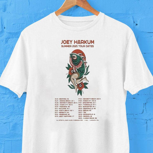 Joey Harkum Summer Tour 2025 Dates Fish Shirt