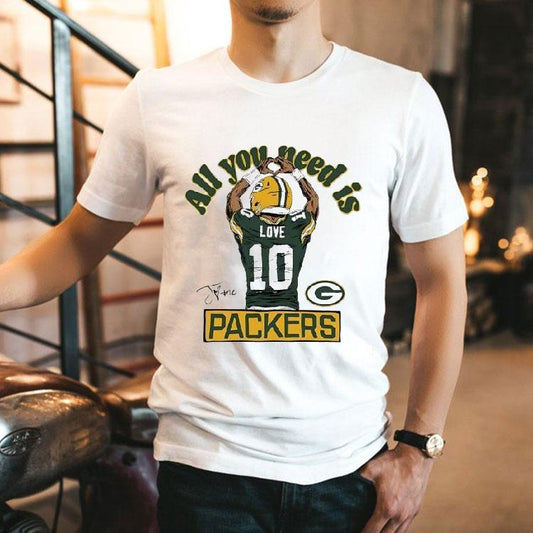 Jordan Love All You Need Is Green Bay Packers Shirt