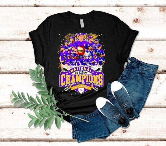 Lsu Tigers National Champions Ncaa Men's College World Series Champions 2025 Shirt