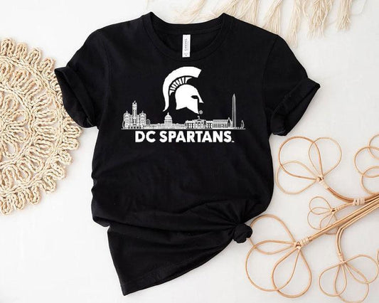 Michigan State Dc Spartans City Skyline Shirt
