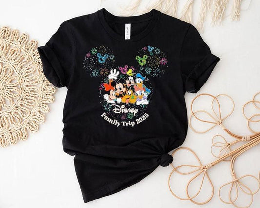 Mickey Mouse And Friends Disney Family Trip 2025 Shirt