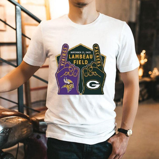 Minnesota Vikings Vs Green Bay Packers Lambeau Field 2025 Shirt