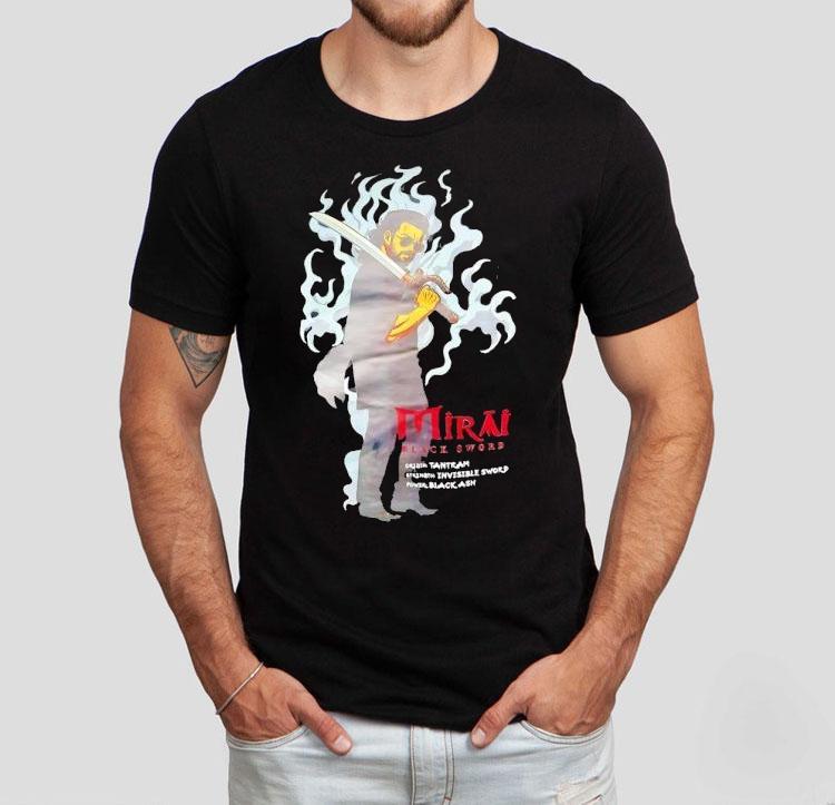Mirai Black Sword Tantram X Invisible Sword Shirt