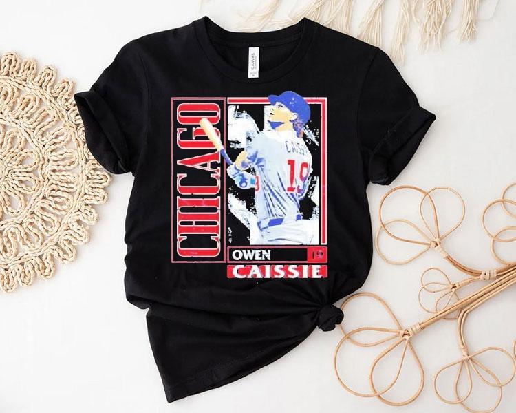 Owen Caissie Chicago Cubs Card Shirt