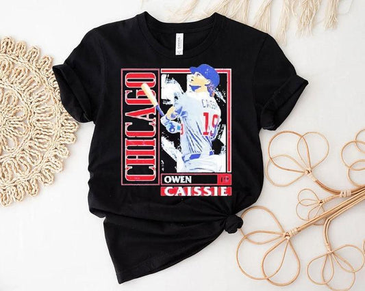 Owen Caissie Chicago Cubs Card Shirt