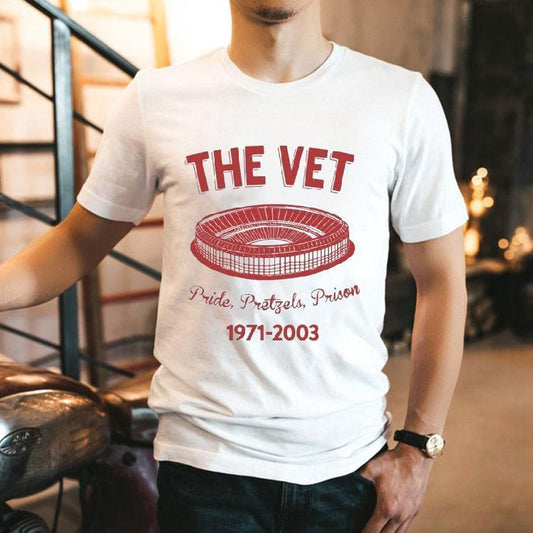 Philadelphia The Vet Pride Pretzels Prison 1971 2003 Shirt