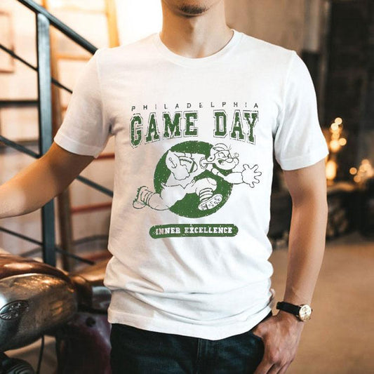 Popeye The Personnage Philadelphia Eagles Game Day Inner Excellence Philly Shirt