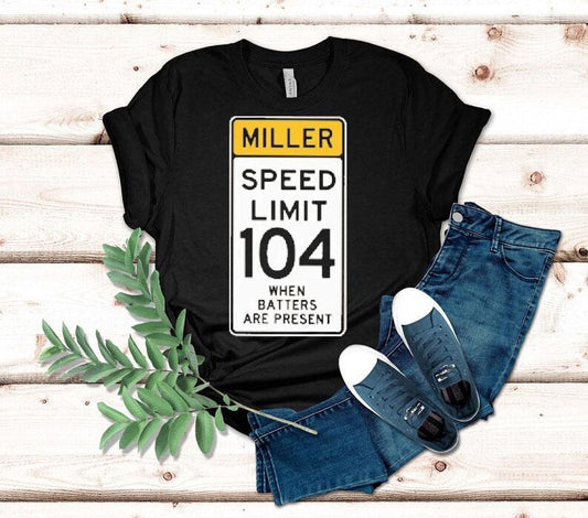 San Diego Padres Mason Miller Speed Limit 104 When Batters Are Present Shirt