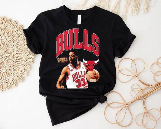 Scottie Pippen Chicago Bulls Basketball Nba Finals Signature Shirt