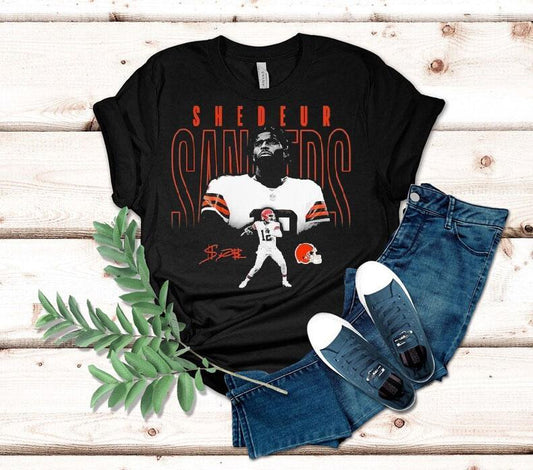 Shedeur Sanders Cleveland Browns Black Humble Shadow Player Shirt