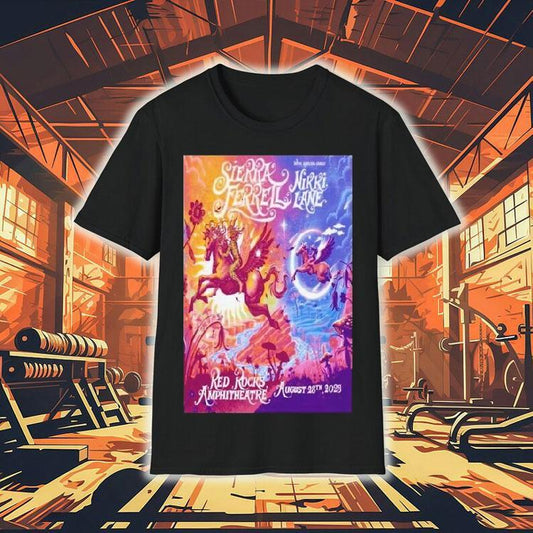 Sierra Ferrell Red Rocks Amphitheatre Morrison, Co Tour Aug 28 2025 Pegasus Shirt