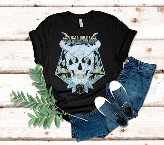 Skull Critical Role Live 2025 Vintage Shirt