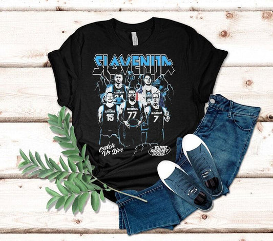 Slovenia Catch Us Live Euro Basket 2025 Shirt