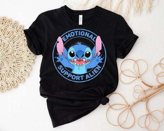 Stitch Emotional Support Alien Shirt