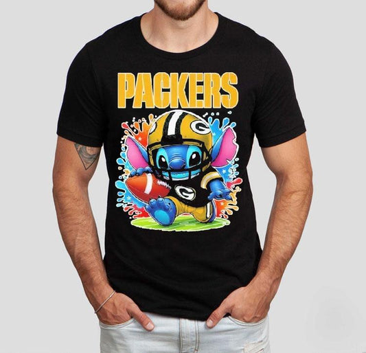 Stitch Fan Green Bay Packers Nfl Shirt