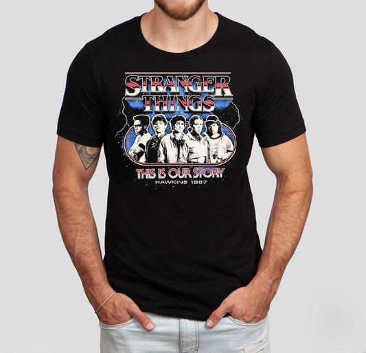 Stranger Things This Is Our Story Hawkins 1987 Vintage Shirt