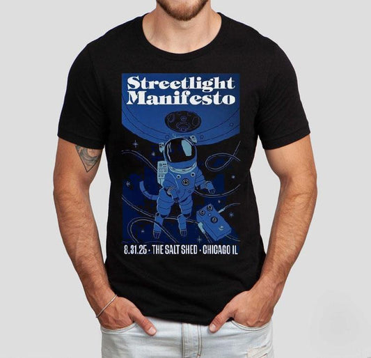 Streetlight Manifesto Aug 31, 2025 The Salt Shed Indoors, Chicago, Il Astronaut Shirt