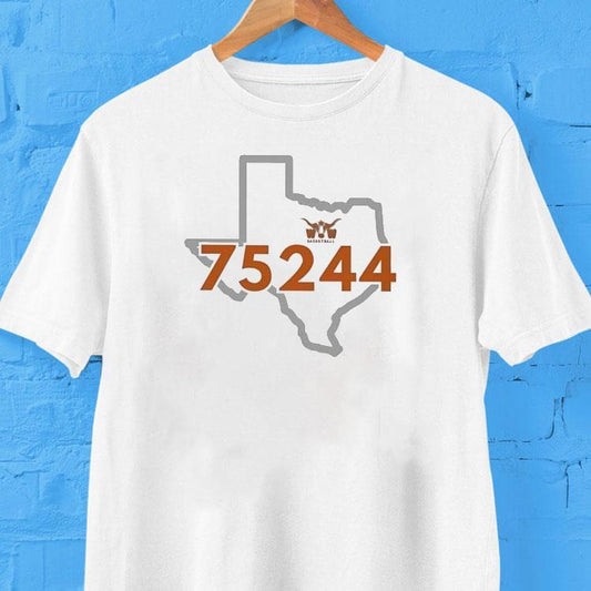 Texas Longhorn 75244 Map Shirt