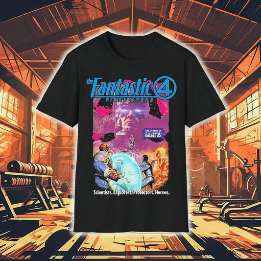 The Coming Of Galactus The Fantastic 4 First Steps Scientists Explorers Protectors Heroes Shirt