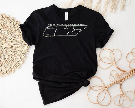 The Greatest Cities In The World Bo Got A Paris Rome London Tennessee Usa Shirt