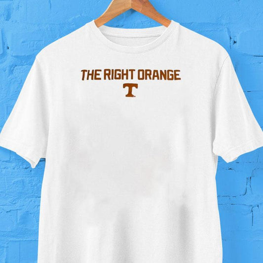 The Right Orange Tennessee Volunrs Logo Shirt