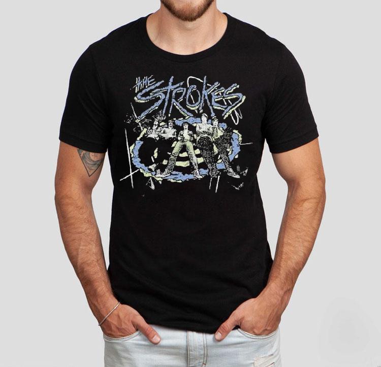 The Strokes Heavy Knit Garment Photo Shirt