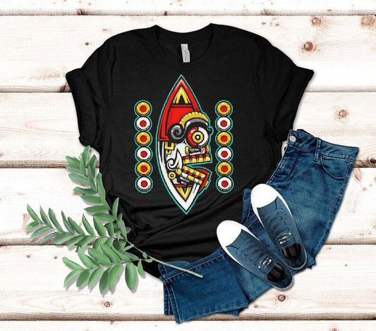 Top Mexica New Year 12 Tecpatl Shirt