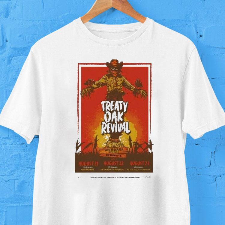 Treaty Oak Revival Concert New Braunfels, Tx 2025 Shirt