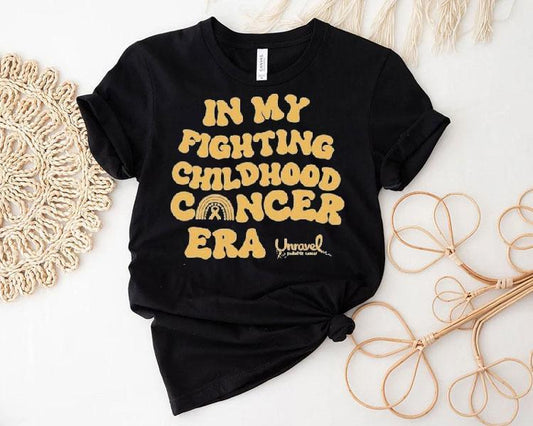 Unravel Pediatric Breast Cancer In My Fighting Childhood Cancer Era Shirt