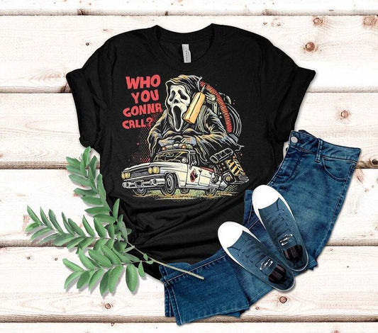 Who You Gonna Call Ghostface Driving The Ecto-1 Shirt