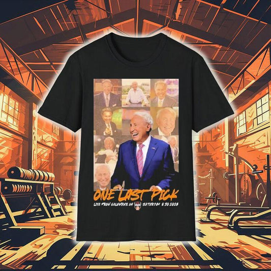 Will Howard Wearing Lee Corso One Last Pick Live From Columbus Oh Saturday 8.30.2025 Shirt