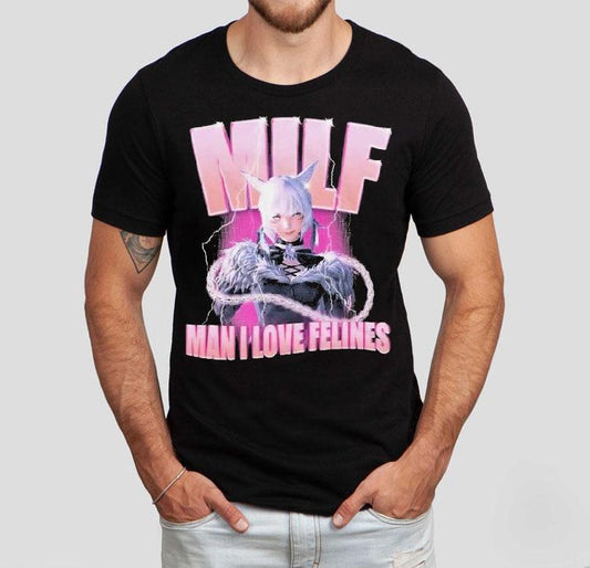 Yshtola Milf Man I Love Felines Shirt