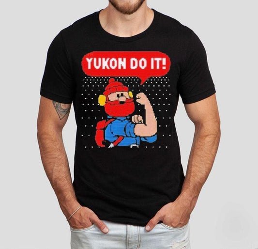 Yukon Cornelius Rudolph The Red Nosed Reindeer X Rosie The Riveter Yukon Do It Shirt