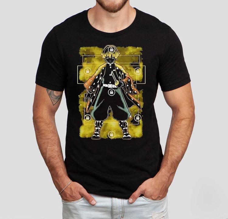 Zenitsu Agatsuma From Demon Slayer Kimetsu No Yaiba Shirt