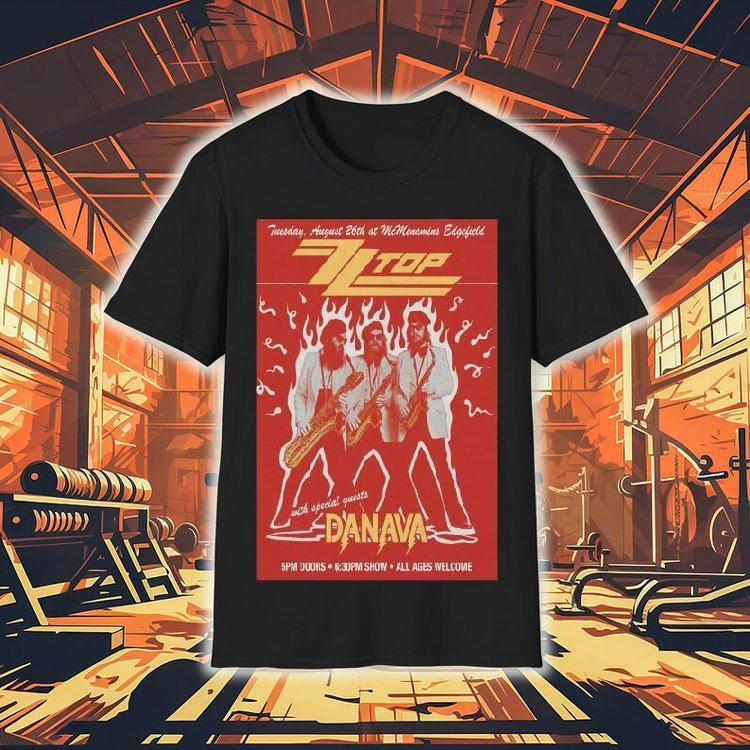 Zztop All Ages Welcome Danava Tour 2025 Shirt
