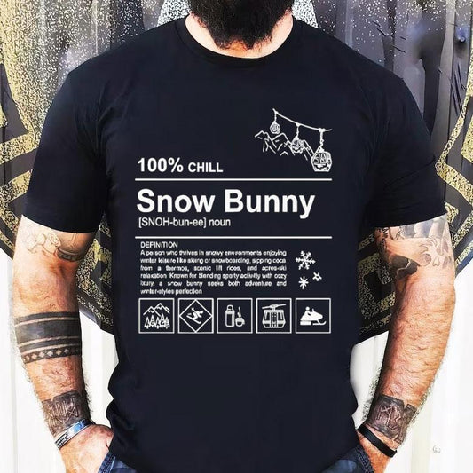 100% Chill Snow Bunny Shirt