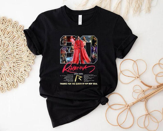 20 Years 2003-2023 Rihanna Thanks For The Queen Of Hip Hop Soul Shirt
