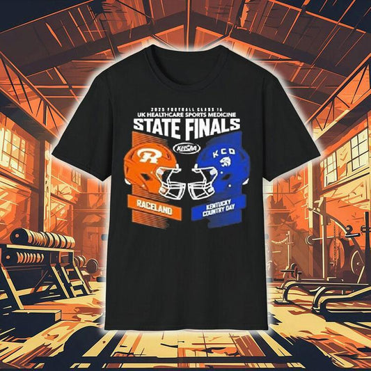 2025 Football Class 1a Khsaa Uk Healthcare Sports Medicine State Finals Raceland Vs Kentucky Country Day Helmets Shirt