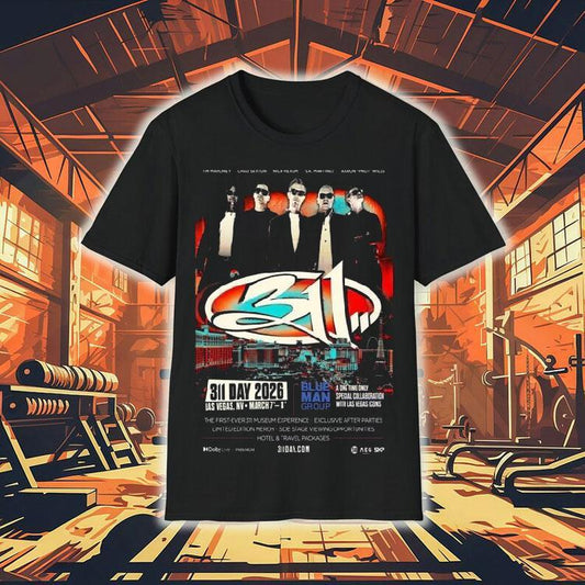 311 Tour March 7-8 2026 Las Vegas, Nv Blue Man Group Shirt
